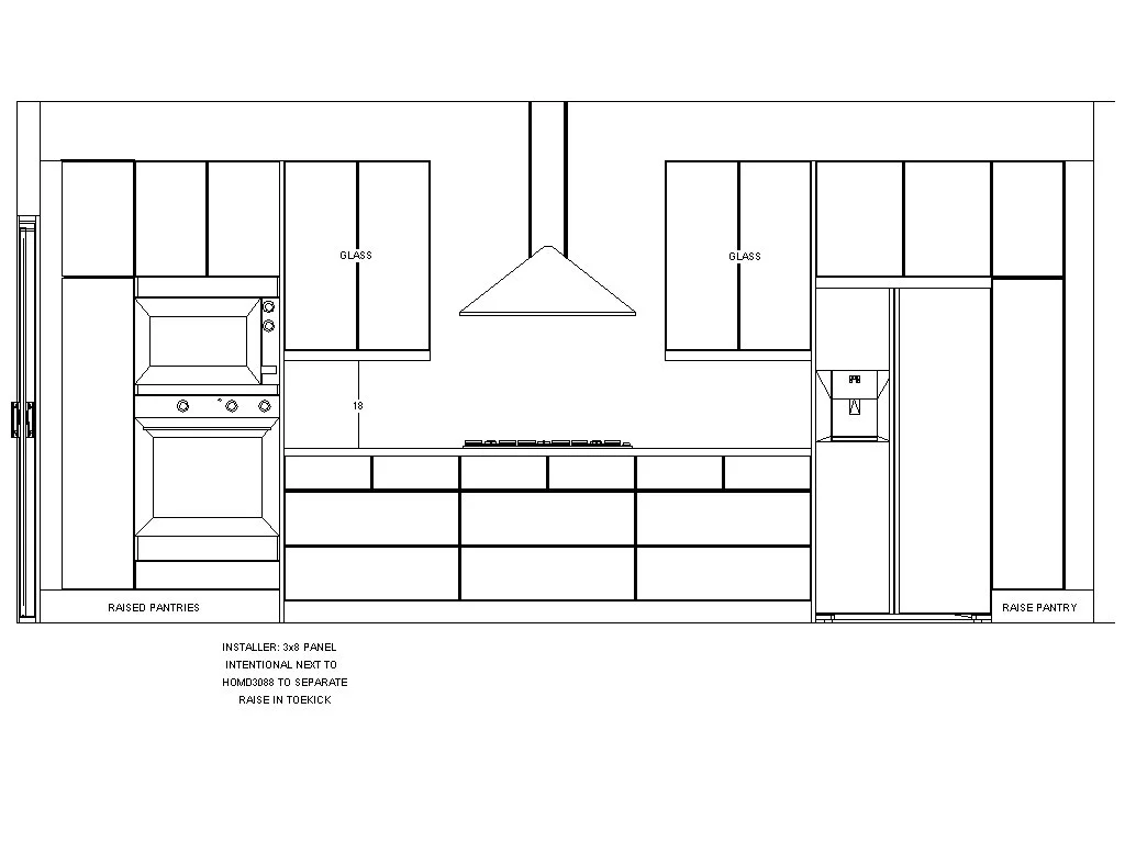 Kitchen Floor Plans And Elevations
